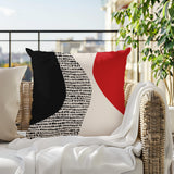 Chiva Abstract Reversible Indoor/Outdoor Square Pillow