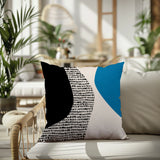 Chiva Abstract Reversible Indoor/Outdoor Square Pillow