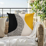 Chiva Abstract Reversible Indoor/Outdoor Square Pillow