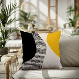 Chiva Abstract Reversible Indoor/Outdoor Square Pillow
