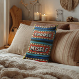 Choose Faux Linen Lumber Pillow