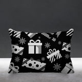Christmas Gift Object/Motif Reversible Indoor/Outdoor Rectangular Pillow