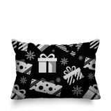 Christmas Gift Object/Motif Reversible Indoor/Outdoor Rectangular Pillow