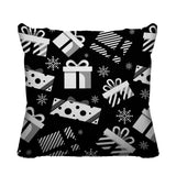 Christmas Gift Object/Motif Reversible Indoor/Outdoor Square Pillow
