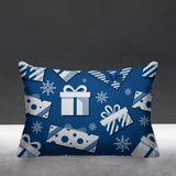 Christmas Gift Object/Motif Reversible Indoor/Outdoor Rectangular Pillow