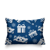 Christmas Gift Object/Motif Reversible Indoor/Outdoor Rectangular Pillow