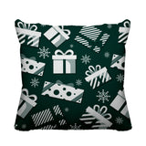 Christmas Gift Object/Motif Reversible Indoor/Outdoor Square Pillow