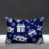 Christmas Gift Object/Motif Reversible Indoor/Outdoor Rectangular Pillow