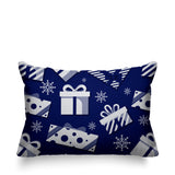 Christmas Gift Object/Motif Reversible Indoor/Outdoor Rectangular Pillow