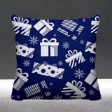 Christmas Gift Object/Motif Reversible Indoor/Outdoor Square Pillow