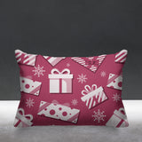 Christmas Gift Object/Motif Reversible Indoor/Outdoor Rectangular Pillow