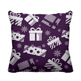 Christmas Gift Object/Motif Reversible Indoor/Outdoor Square Pillow