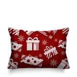 Christmas Gift Object/Motif Reversible Indoor/Outdoor Rectangular Pillow
