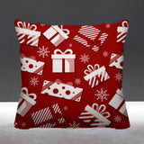 Christmas Gift Object/Motif Reversible Indoor/Outdoor Square Pillow