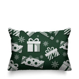 Christmas Gift Object/Motif Reversible Indoor/Outdoor Rectangular Pillow