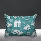 Christmas Gift Object/Motif Reversible Indoor/Outdoor Rectangular Pillow