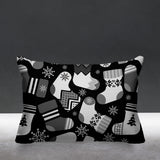 Christmas Socks Object/Motif Reversible Indoor/Outdoor Rectangular Pillow