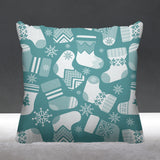 Christmas Socks Object/Motif Reversible Indoor/Outdoor Square Pillow