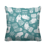 Christmas Socks Object/Motif Reversible Indoor/Outdoor Square Pillow