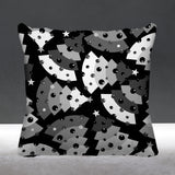Christmas Tree Object/Motif Reversible Indoor/Outdoor Square Pillow