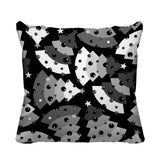 Christmas Tree Object/Motif Reversible Indoor/Outdoor Square Pillow