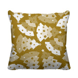 Christmas Tree Object/Motif Reversible Indoor/Outdoor Square Pillow