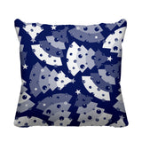 Christmas Tree Object/Motif Reversible Indoor/Outdoor Square Pillow