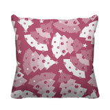 Christmas Tree Object/Motif Reversible Indoor/Outdoor Square Pillow