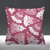Christmas Tree Object/Motif Reversible Indoor/Outdoor Square Pillow