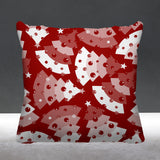Christmas Tree Object/Motif Reversible Indoor/Outdoor Square Pillow