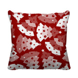 Christmas Tree Object/Motif Reversible Indoor/Outdoor Square Pillow