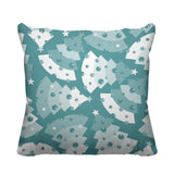 Christmas Tree Object/Motif Reversible Indoor/Outdoor Square Pillow