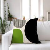 Chuki Abstract Reversible Indoor/Outdoor Square Pillow Cover