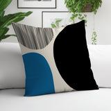 Chuki Abstract Reversible Indoor/Outdoor Square Pillow Cover