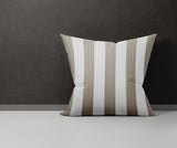 Claire Striped Reversible Indoor/Outdoor Square Pillow