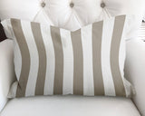 Claire Striped Reversible Indoor/Outdoor Rectangular Pillow
