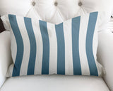 Claire Striped Reversible Indoor/Outdoor Rectangular Pillow
