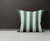 Claire Striped Reversible Indoor/Outdoor Square Pillow