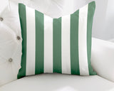Claire Striped Reversible Indoor/Outdoor Square Pillow