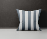 Claire Striped Reversible Indoor/Outdoor Square Pillow