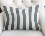 Claire Striped Reversible Indoor/Outdoor Rectangular Pillow