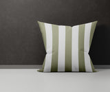 Claire Striped Reversible Indoor/Outdoor Square Pillow