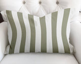 Claire Striped Reversible Indoor/Outdoor Rectangular Pillow