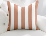 Claire Striped Reversible Indoor/Outdoor Square Pillow