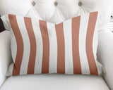 Claire Striped Reversible Indoor/Outdoor Rectangular Pillow