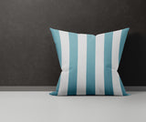 Claire Striped Reversible Indoor/Outdoor Square Pillow