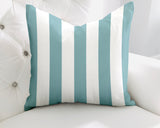 Claire Striped Reversible Indoor/Outdoor Square Pillow