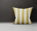 Claire Striped Reversible Indoor/Outdoor Square Pillow