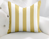 Claire Striped Reversible Indoor/Outdoor Square Pillow