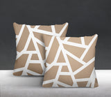Clarion Abstract Reversible Indoor/Outdoor Square Pillow